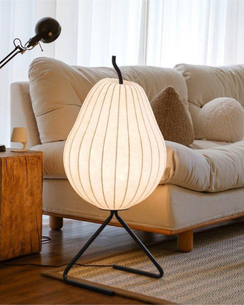 WOMO Lampe sur Pied Lanterne Poire en Soie - WM7126