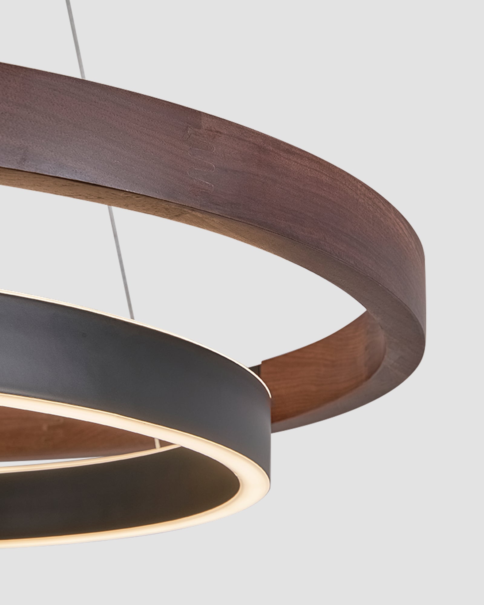 WOMO Wooden LED Ring Chandelier-WM2492