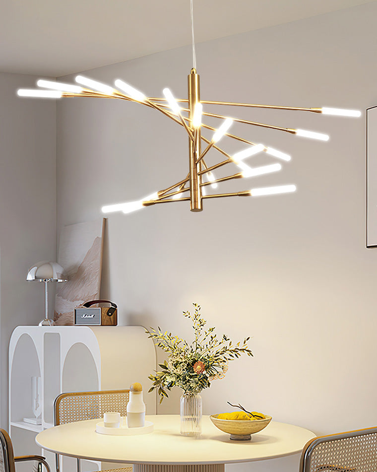 WOMO Multiple Spiral Modern Living Room Chandelier-WM2408