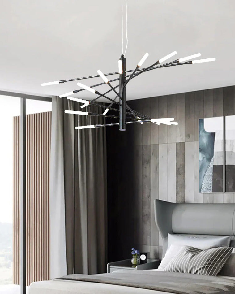 WOMO Multiple Spiral Modern Living Room Chandelier-WM2408