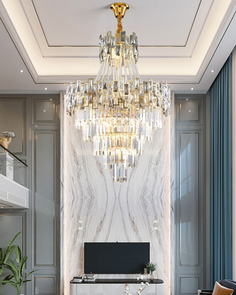Lustre en cristal massif à plusieurs niveaux WOMO-WM2380