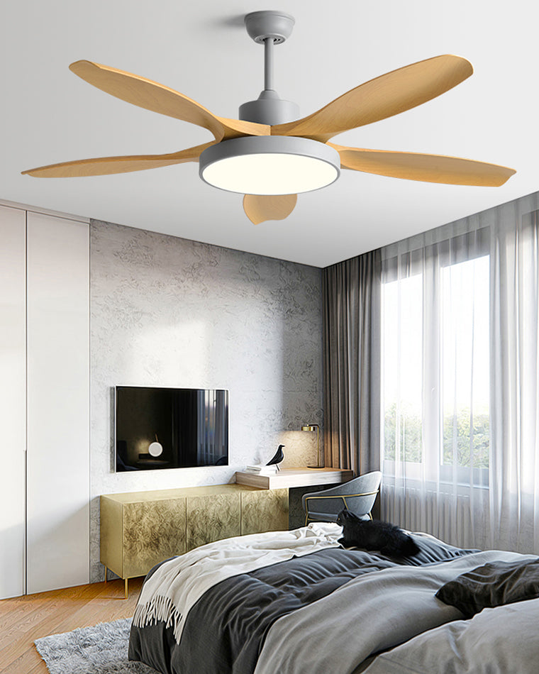 Lampe de ventilateur de plafond moderne WOMO 5 pales-WM5129