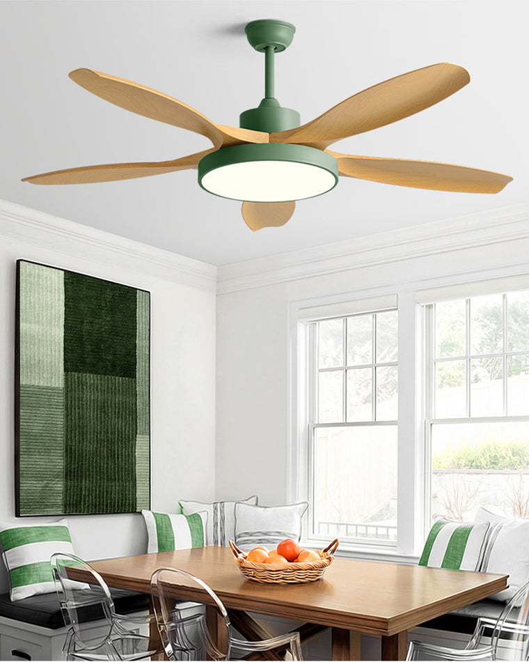 Lampe de ventilateur de plafond moderne WOMO 5 pales-WM5129
