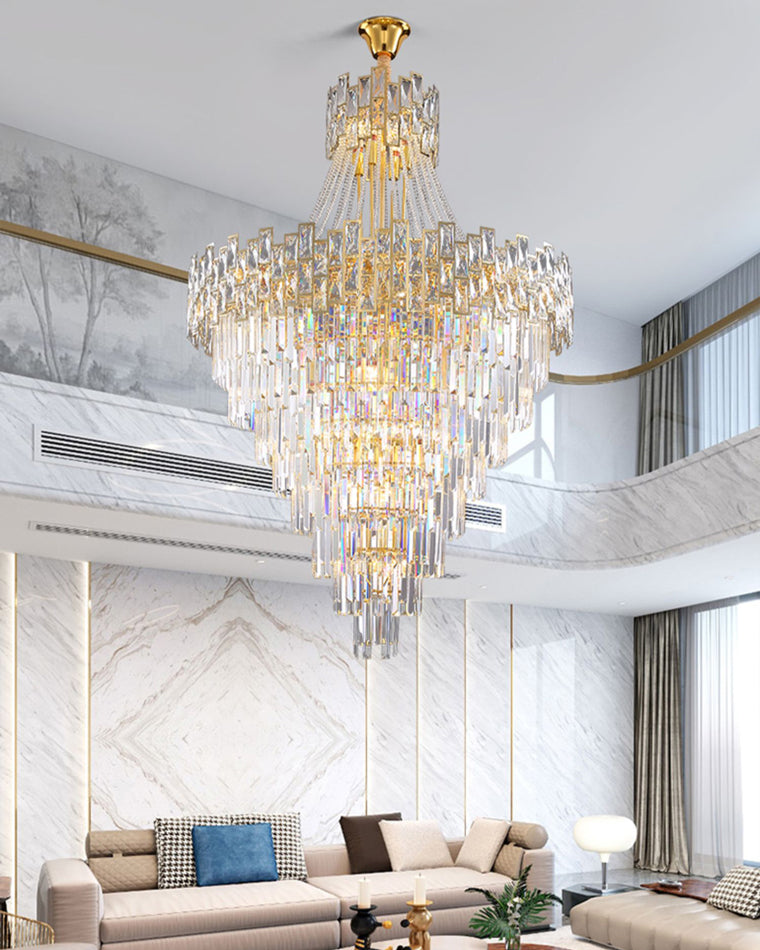 Lustre en cristal massif à plusieurs niveaux WOMO-WM2380