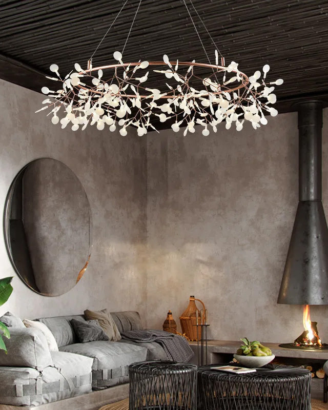 WOMO Lustre Rond Branche Led-WM2435