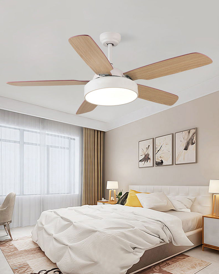 Lampe de ventilateur de plafond WOMO 5 pales-WM5101