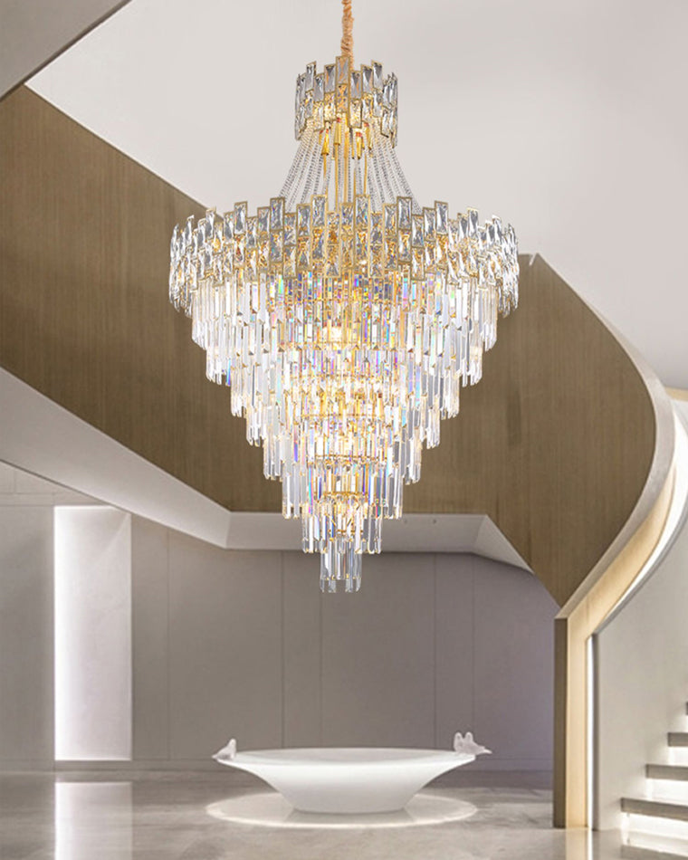 Lustre en cristal massif à plusieurs niveaux WOMO-WM2380