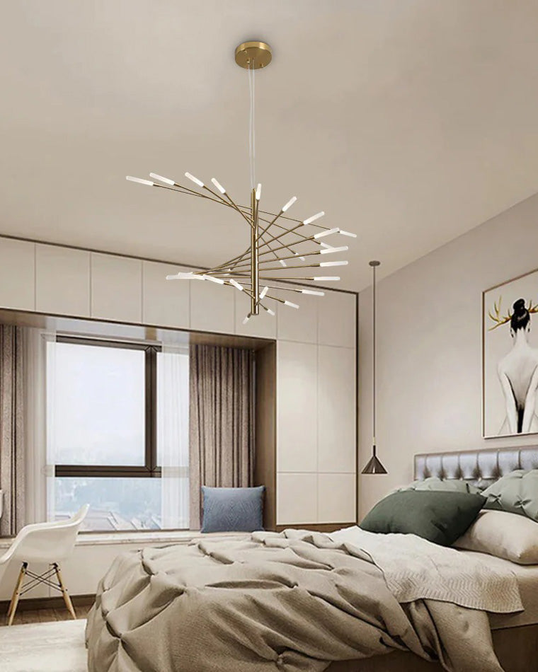 WOMO Multiple Spiral Modern Living Room Chandelier-WM2408