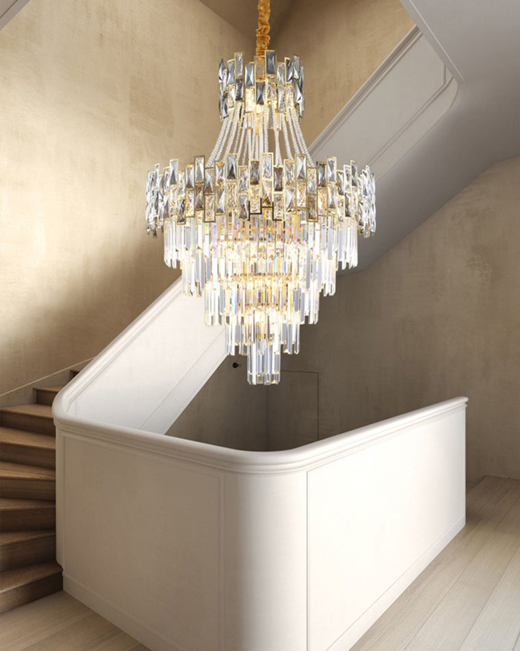 Lustre en cristal massif à plusieurs niveaux WOMO-WM2380