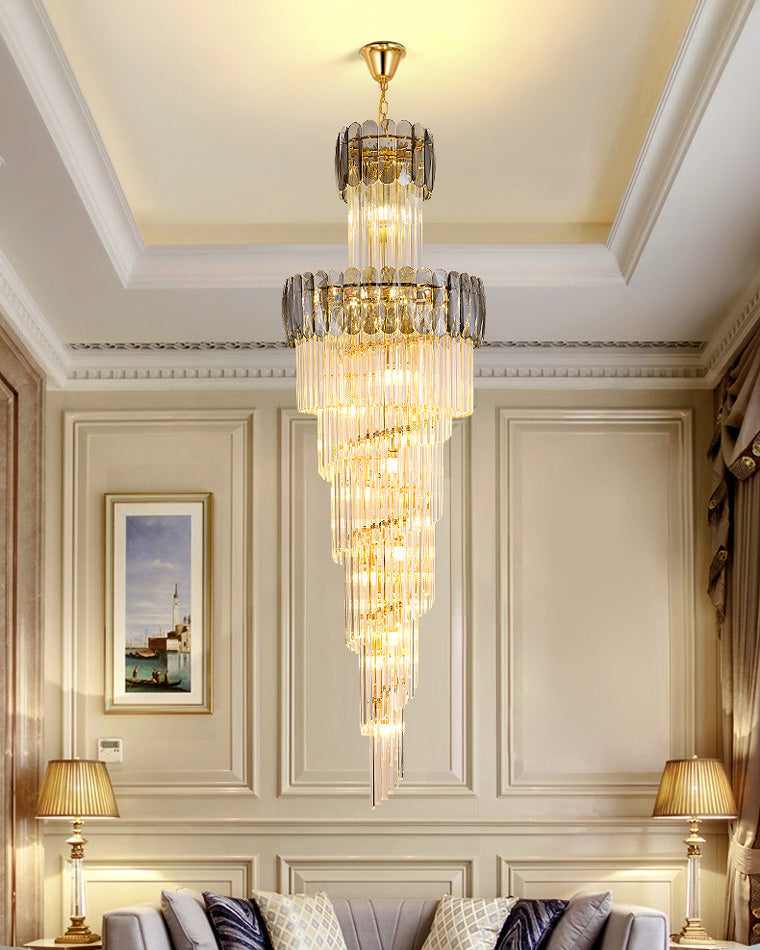 Lustre en cristal en cascade WOMO-WM2387