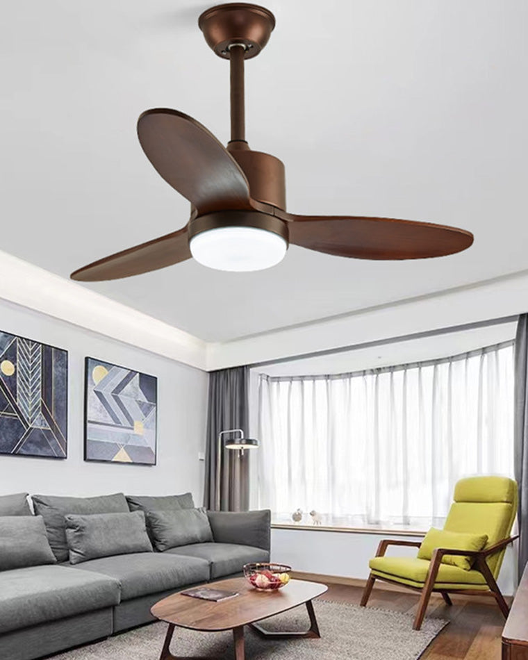 Lampe de ventilateur de plafond moderne WOMO Mid Century-WM5043