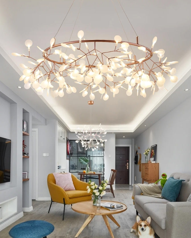 WOMO Lustre Rond Branche Led-WM2435