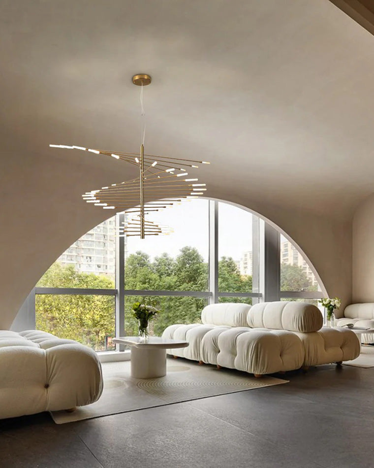WOMO Multiple Spiral Modern Living Room Chandelier-WM2408