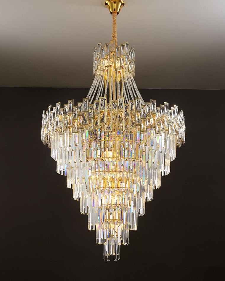 Lustre en cristal massif à plusieurs niveaux WOMO-WM2380