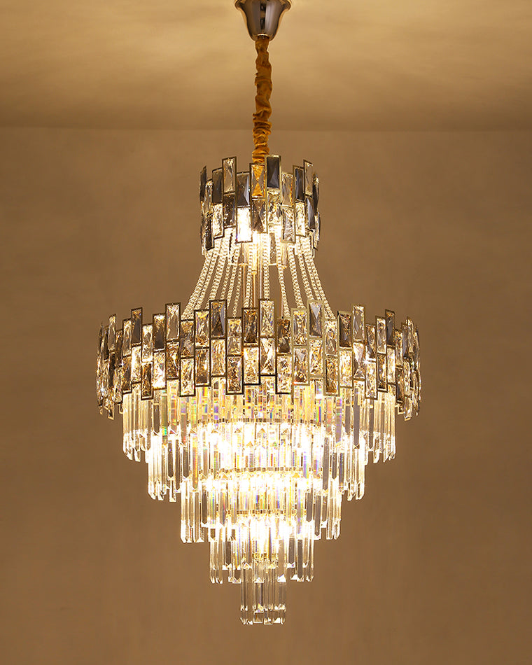 Lustre en cristal massif à plusieurs niveaux WOMO-WM2380