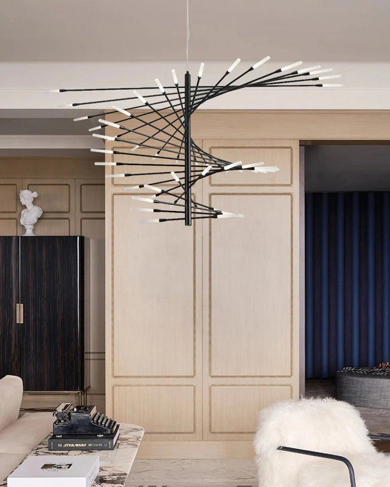 WOMO Multiple Spiral Modern Living Room Chandelier-WM2408