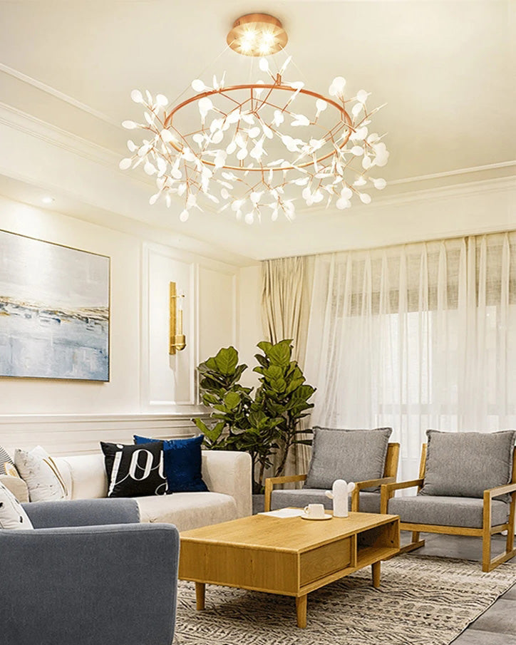 WOMO Lustre Rond Branche Led-WM2435