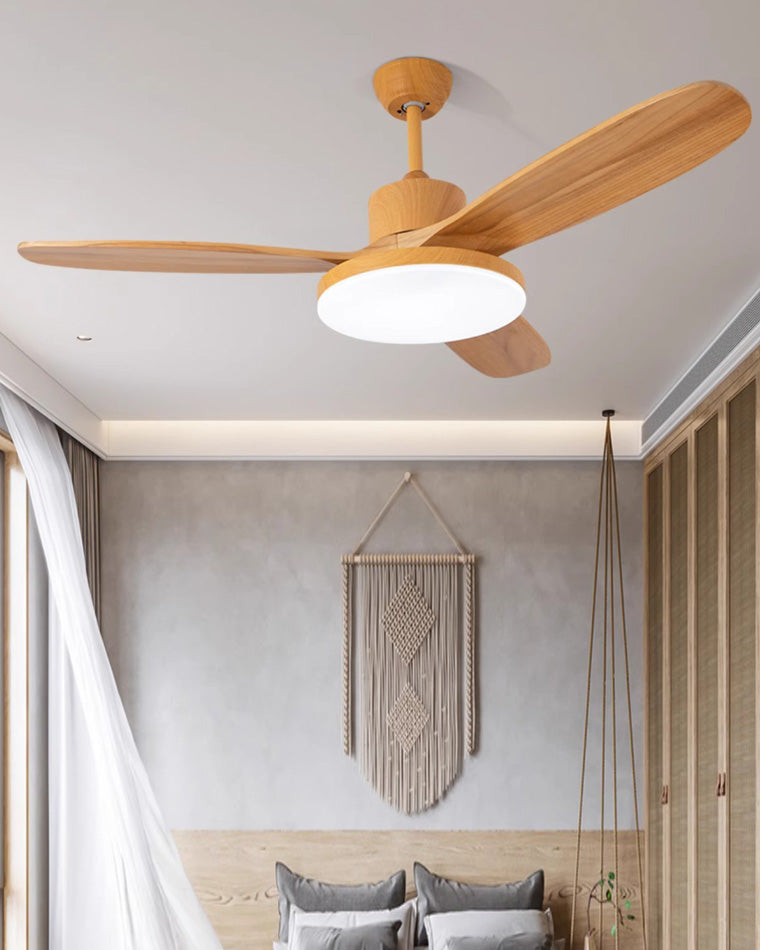 WOMO Ventilateur de plafond 3 Bois Pales-WM5090