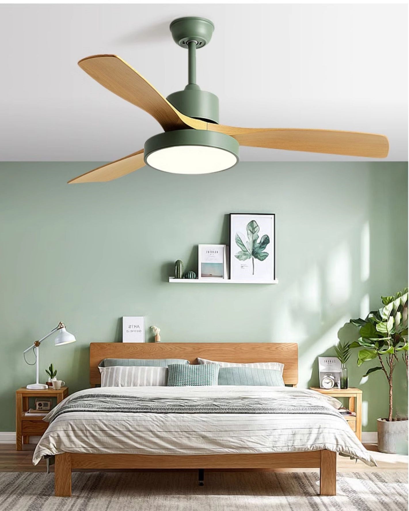 Lampe de ventilateur de plafond moderne WOMO 3 pales-WM5123