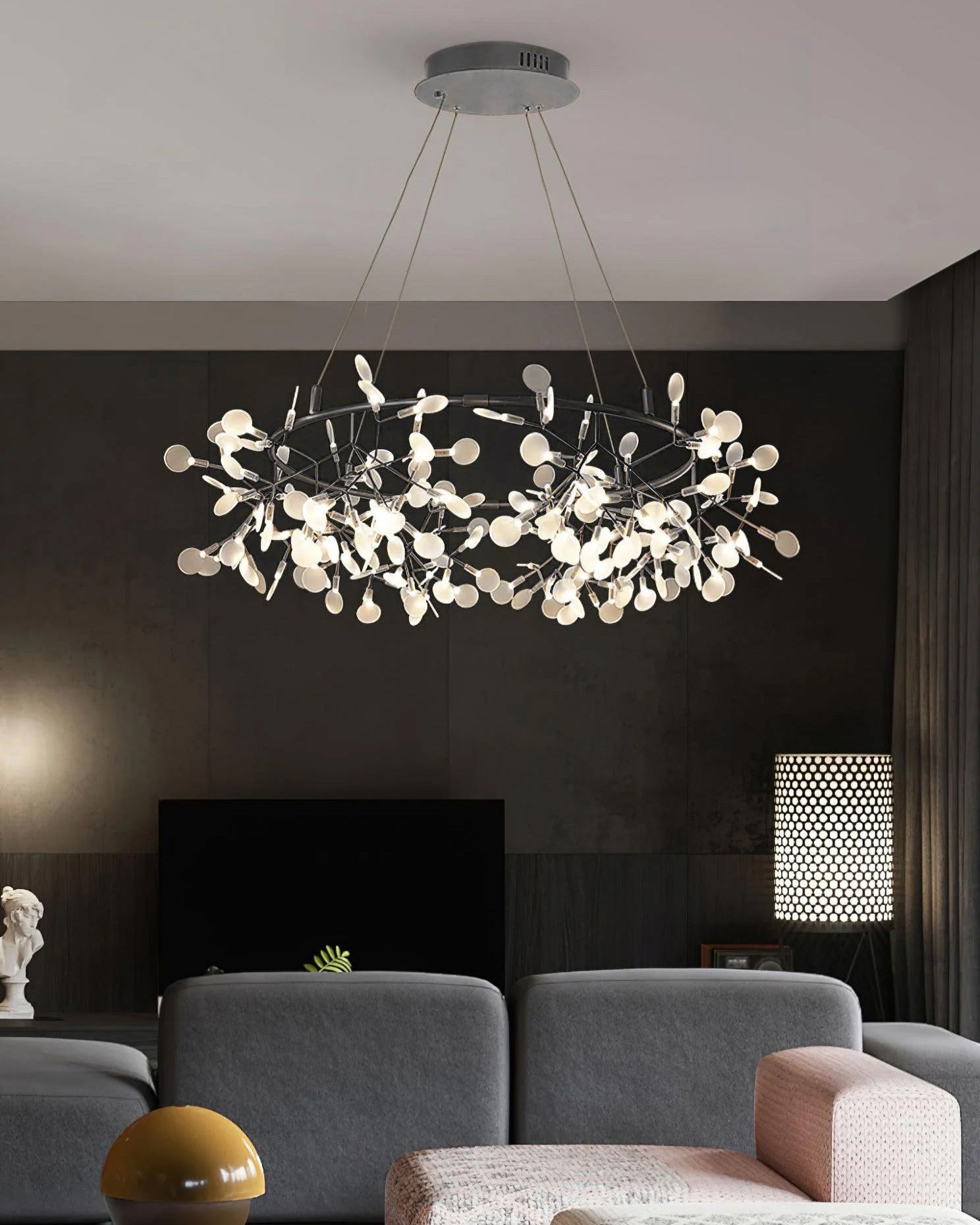 WOMO Lustre Rond Branche Led-WM2435