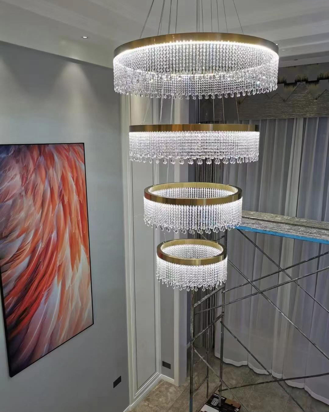 WOMO-WM2350 Cascade Crystal Chandelier