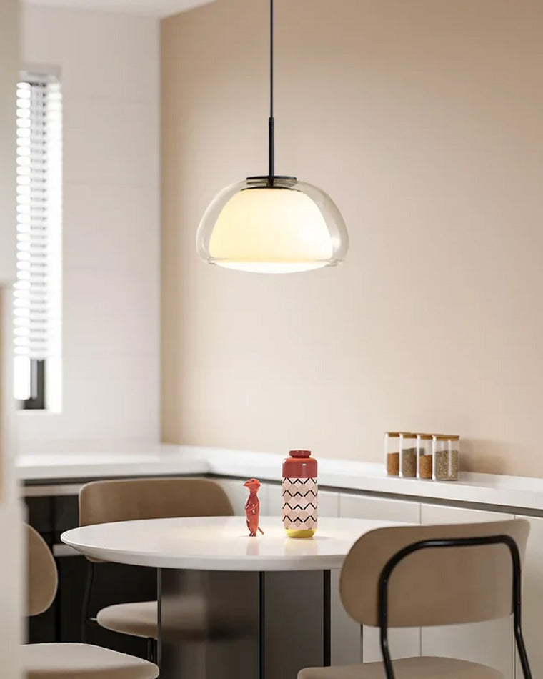 Suspension à dôme en verre WOMO-WM2537
