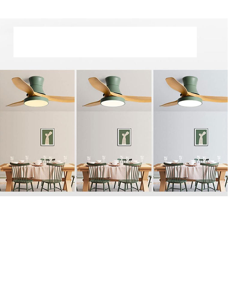 WOMO Ventilateur de plafond bas 3 Pales-WM5128