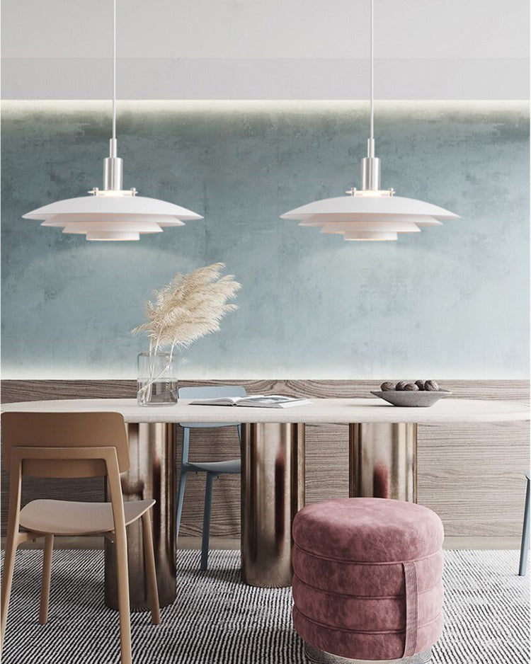 WOMO Suspension Metal Blanc pour Cuisine Design-WM2656