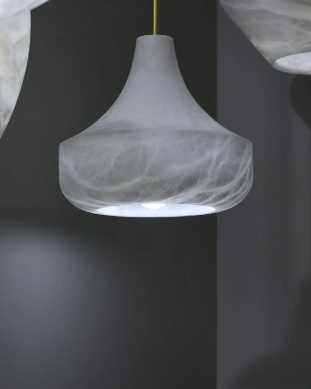 WOMO-WM2905 Cone Alabaster Pendant Light