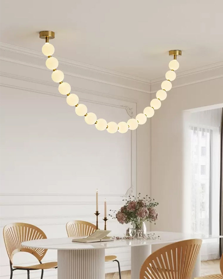 WOMO Lustre Collier de Perles Art Déco-WM2806