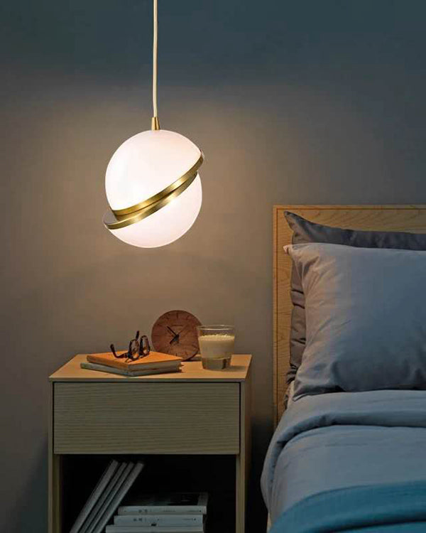 WOMO Gold Glass Ball Suspension-WM2679