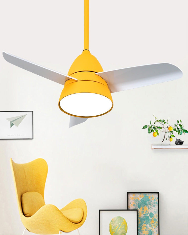 WOMO 3 lames conique lampe de ventilateur de plafond-WM5099