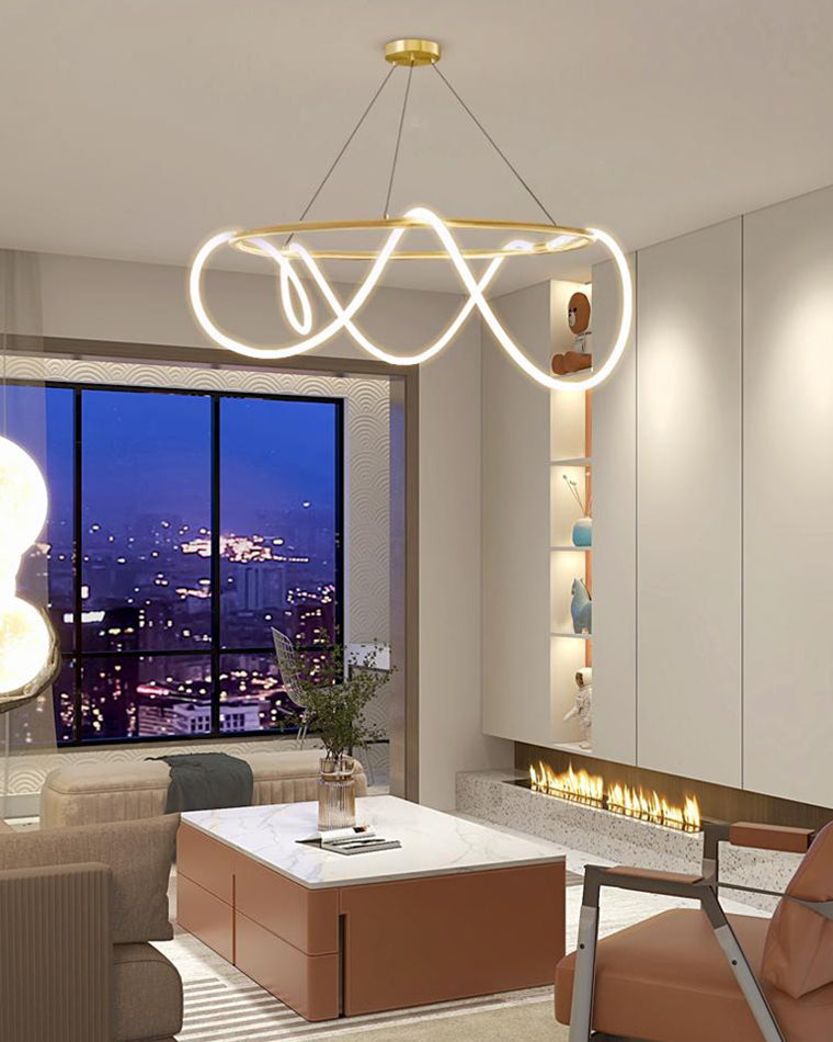 WOMO Lustre Rond Corde Led-WM2059b