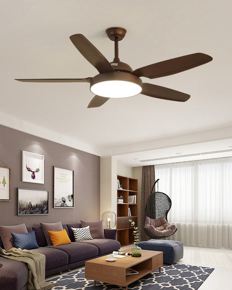 Lampe de ventilateur de plafond WOMO 5 pales-WM5101