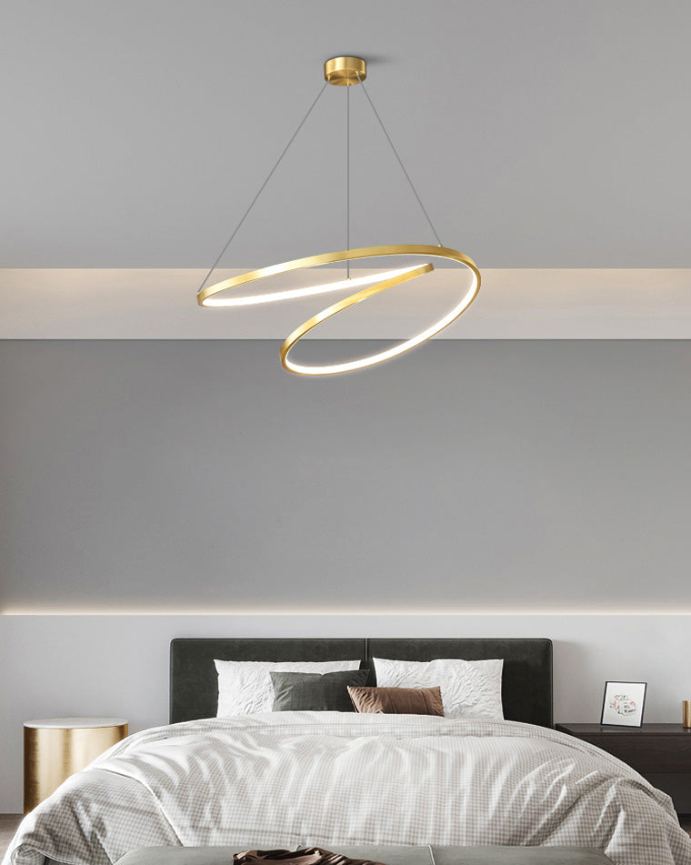 Lustre à LED WOMO Swirl-WM2461