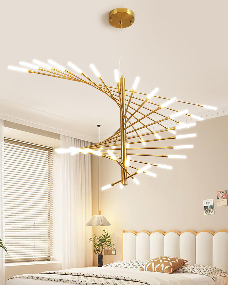WOMO Multiple Spiral Modern Living Room Chandelier-WM2408