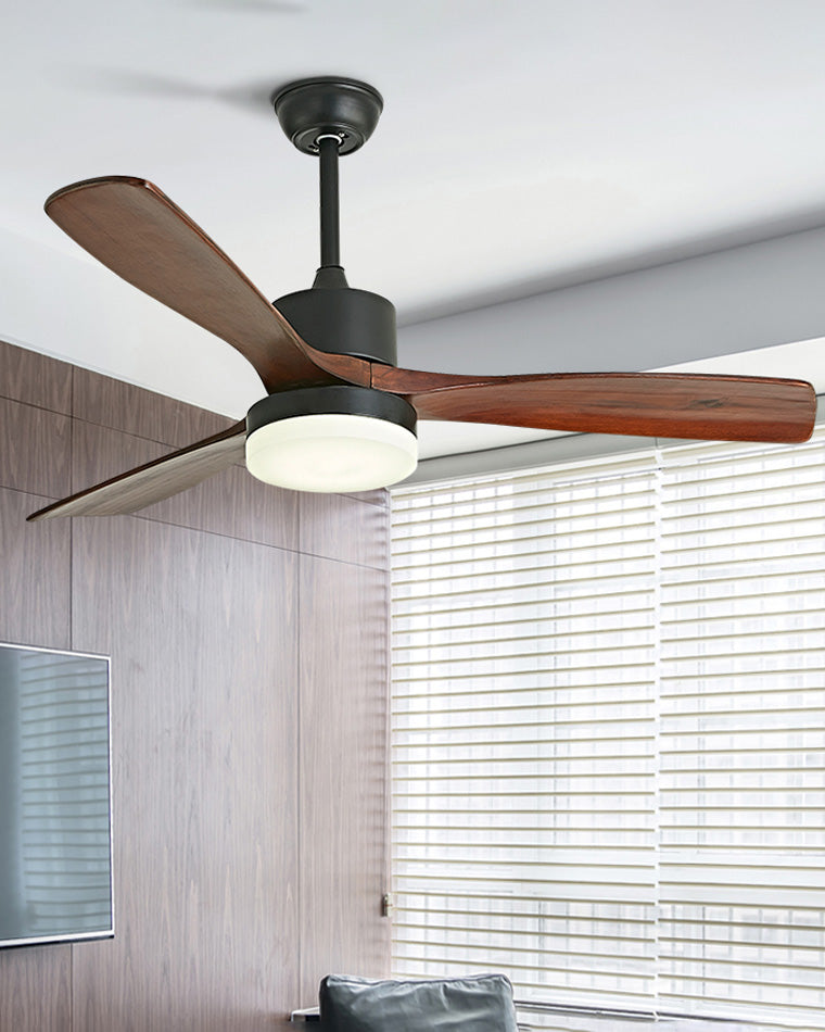 WOMO Ventilateur de plafond 3 Bois Pales-WM5068
