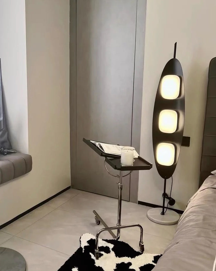 WOMO Lampe sur Pied Bois Ovale Moderne - WM7080