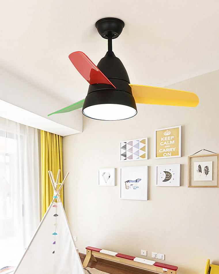 WOMO 3 lames conique lampe de ventilateur de plafond-WM5099