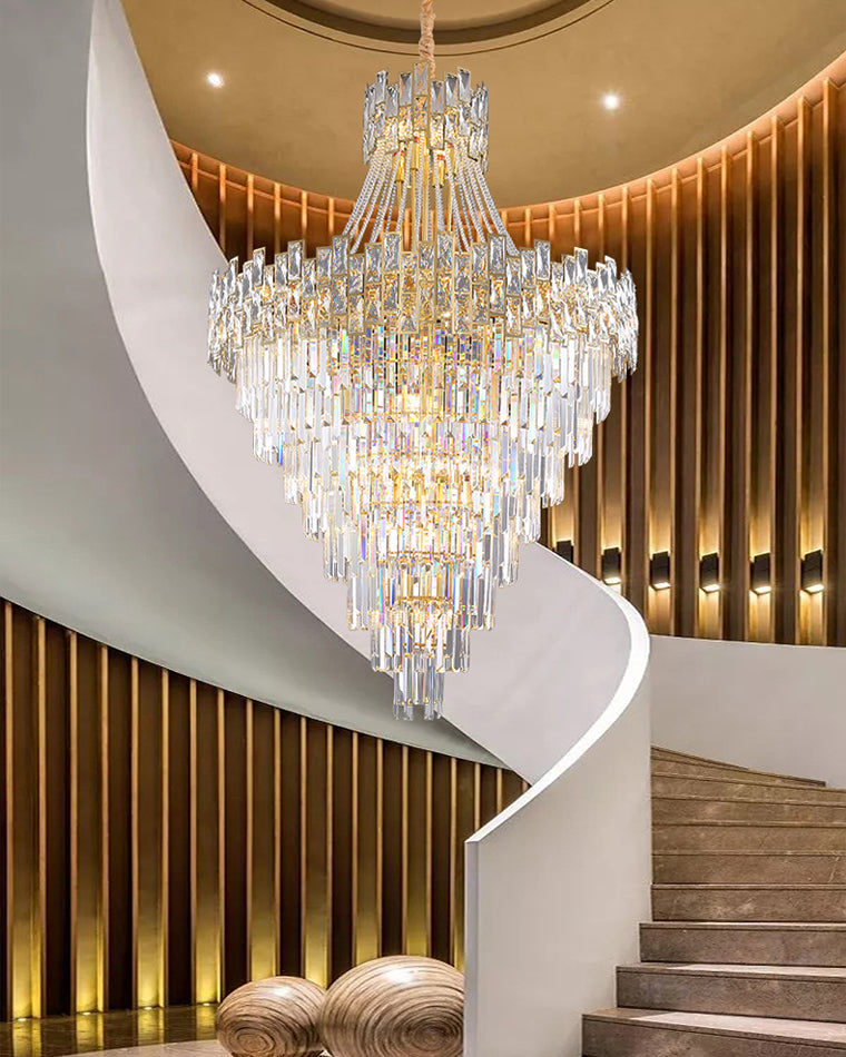Lustre en cristal massif à plusieurs niveaux WOMO-WM2380
