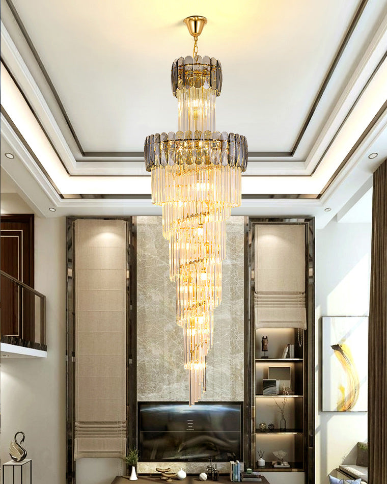 Lustre en cristal en cascade WOMO-WM2387