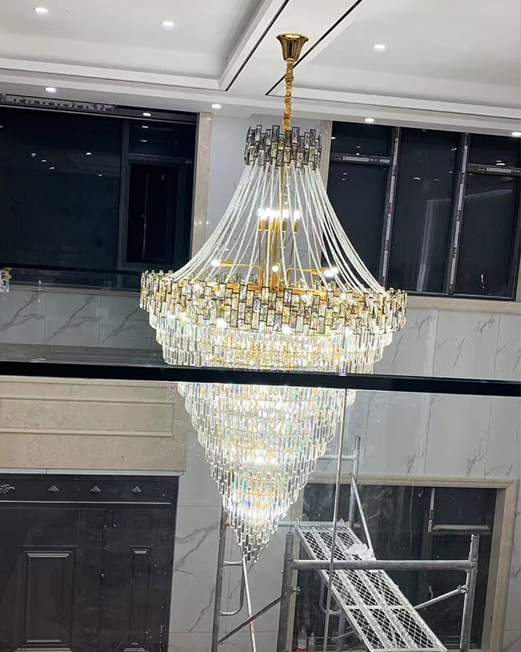 Lustre en cristal massif à plusieurs niveaux WOMO-WM2380