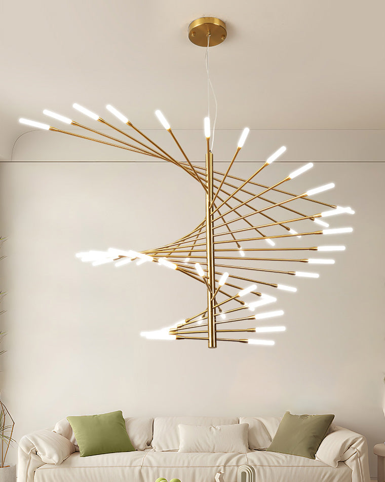 WOMO Multiple Spiral Modern Living Room Chandelier-WM2408