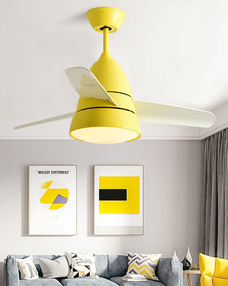 WOMO 3 lames conique lampe de ventilateur de plafond-WM5099