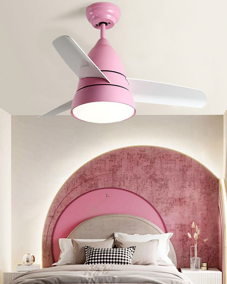 WOMO 3 lames conique lampe de ventilateur de plafond-WM5099