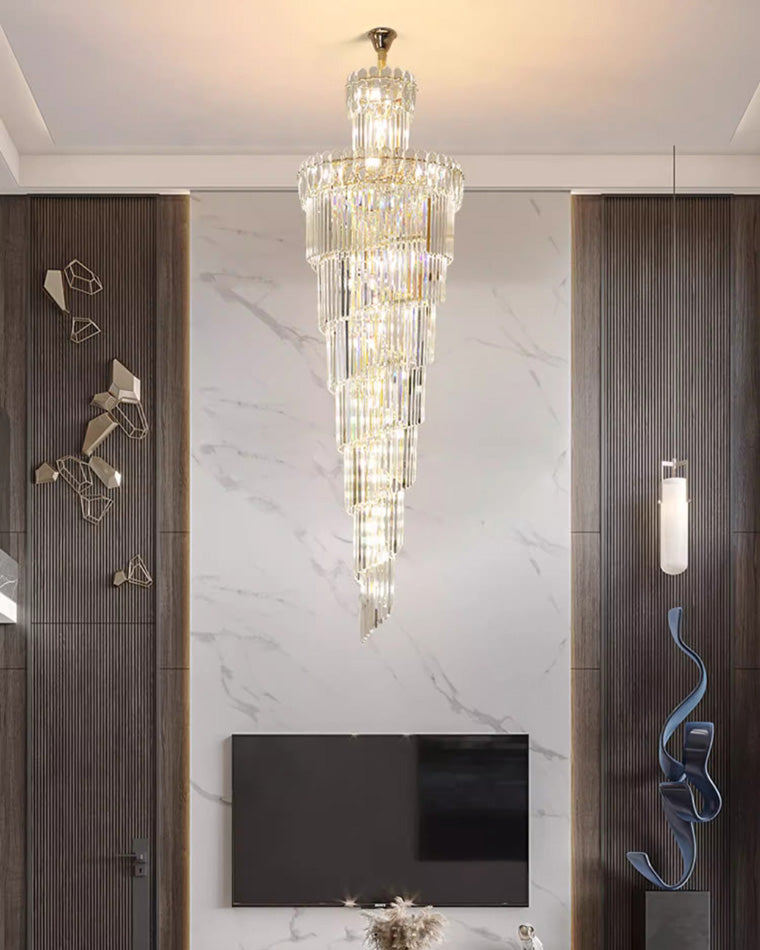 Lustre en cristal en cascade WOMO-WM2387