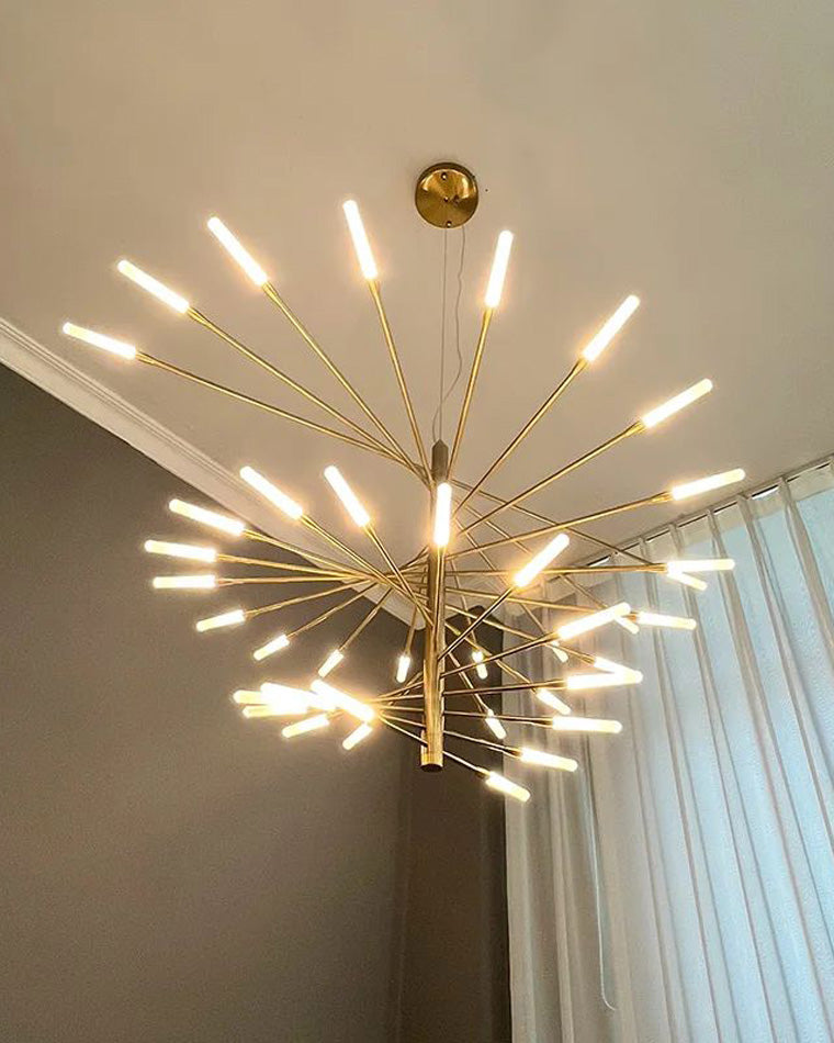 WOMO Multiple Spiral Modern Living Room Chandelier-WM2408