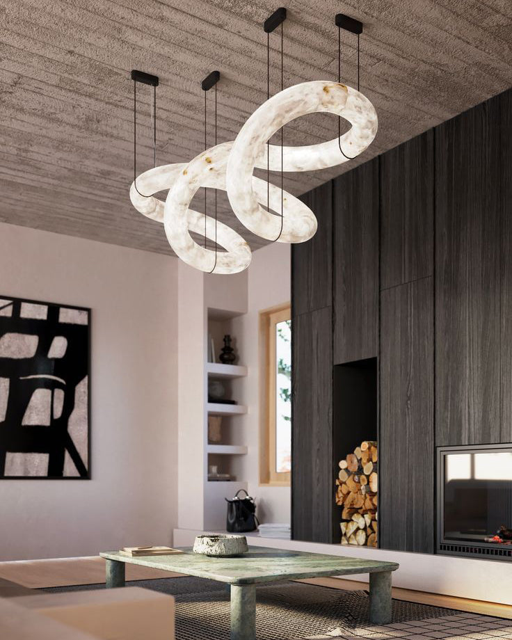 WOMO Large Alabaster Chandelier Design-WM2883