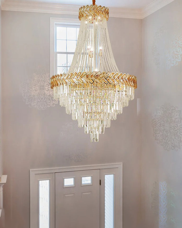 Lustre en cristal à plusieurs niveaux WOMO-WM2381