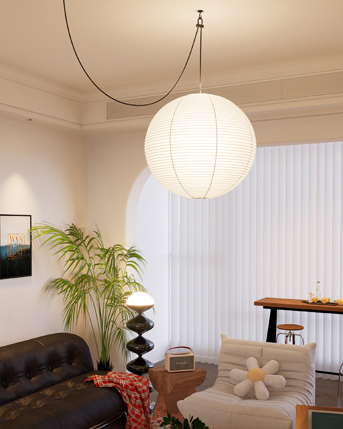 Suspension en soie WOMO Globe-WM2965